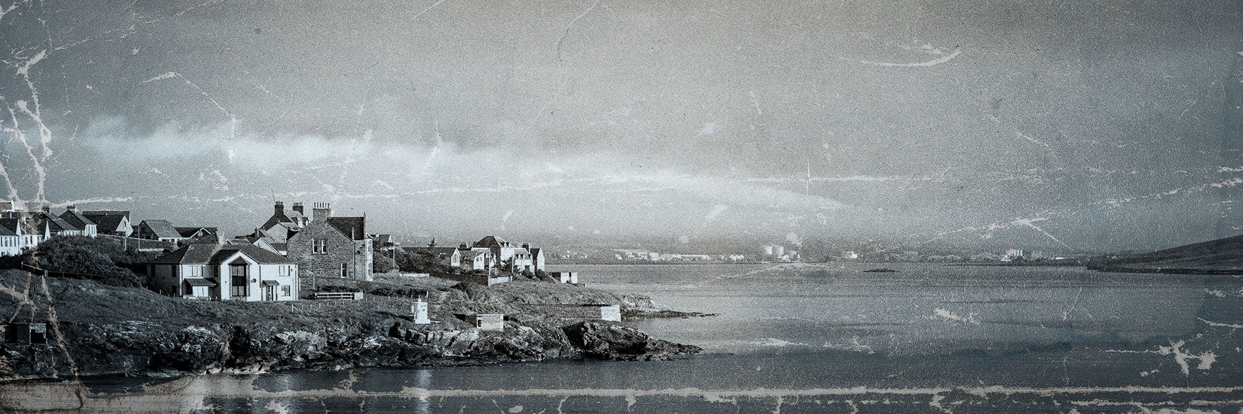 Lerwick, the capital of Shetland in Scotland